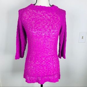 KINTAMANI TUNIC CREW COLLAR RAGLAND SLEEVE SWEATER